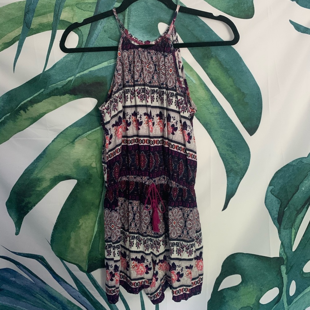 Floral Patterned Romper